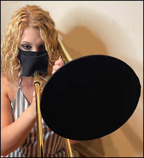 Trombone with Bell Cover