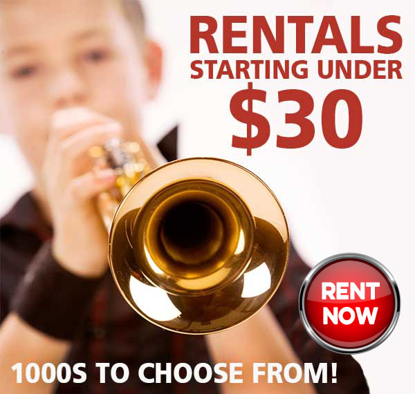 Trumpet Rentals Starting  Under 30$