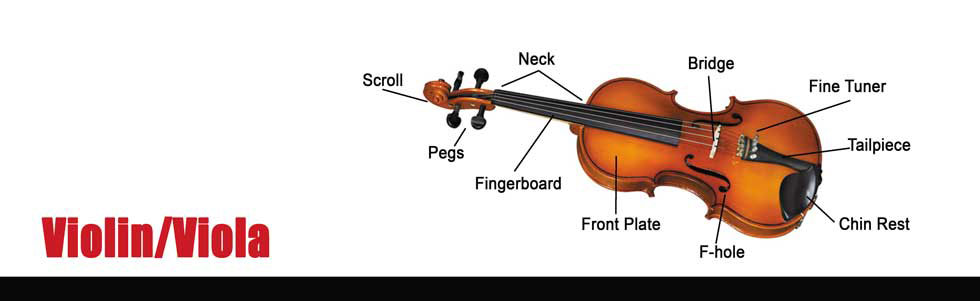 violin and viola instrument specs