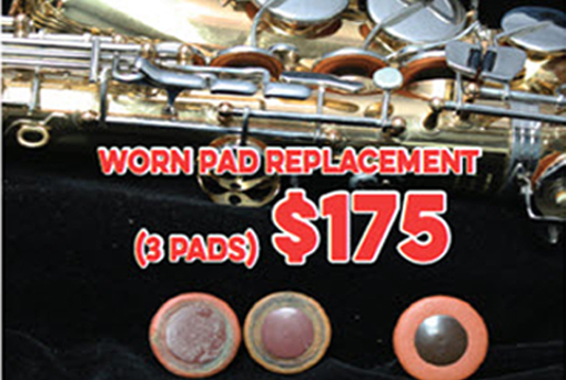 worn pad replacement
